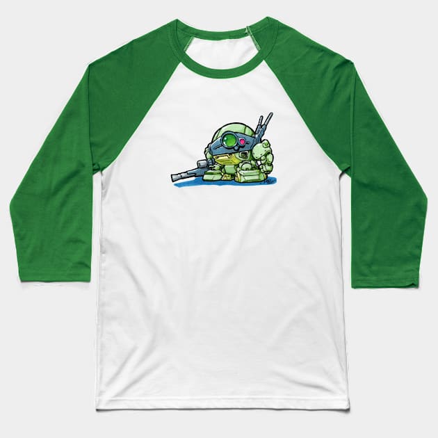 Asplenia Studios: SD Scopedog Baseball T-Shirt by AspleniaStudios